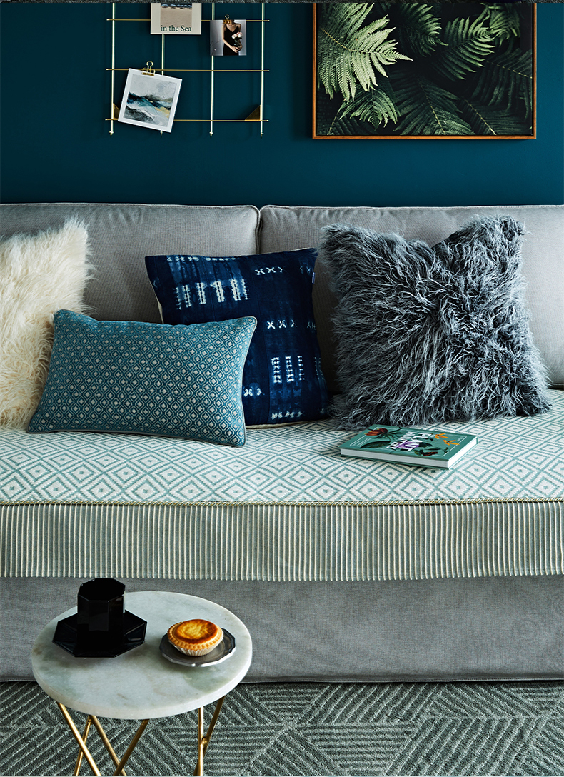 Crayons đệm sofa Mỹ cotton Bắc Âu và vải lanh phòng khách sofa bao gồm hiện đại tối giản tay vịn đệm sofa - Ghế đệm / đệm Sofa đệm ngồi ghế