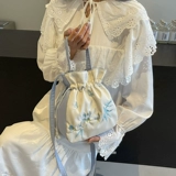 Ципао, портативное ханьфу, мешочек, сумка через плечо, сумка для телефона, с вышивкой, китайский стиль