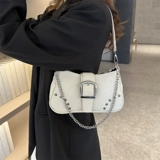 Небольшая дизайнерская сумка через плечо на одно плечо, сумка подмышку, коллекция 2023, изысканный стиль