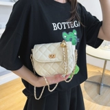 Небольшая сумка с ромбовидным узором, брендовая сумка через плечо, сумка на одно плечо, коллекция 2022, премиум класс