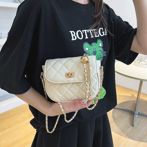 Небольшая сумка с ромбовидным узором, брендовая сумка через плечо, сумка на одно плечо, коллекция 2022, премиум класс