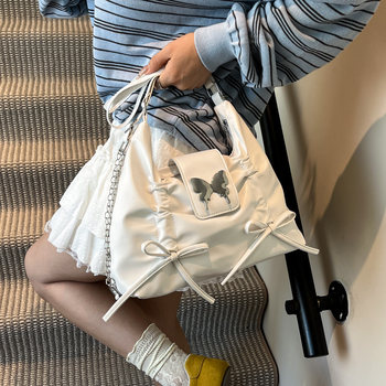 Simple casual butterfly backpack trendy women's bag