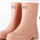 Pull-Back Rain Boots 023 Women's Water Shoes Women's New Rain Boots Fashionable Outer Rubber Shoes Waterproof Non-Slip Short-Tube Water Boots