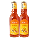 Lusha Thai -стиль сладкий соус 640G Две бутылки массового торгового торгового торгового продаж с большим бутылкой, загруженной ручной