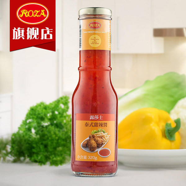 泰国进口 ROZA 露莎士 泰式甜辣酱 320g*2瓶 双重优惠后￥18.75包邮