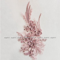 Three-dimensional embroidery lace flowers Wedding dresses Hand sewn diy materials Clothing fabric accessories Lace flowers