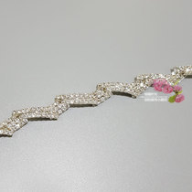 diyflower style drilling chain high-end hand sewn water drill decorative gown wedding dress accessories hair accessories handchain material