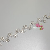 diyflower style drilling chain custom hand-stitched water drill decorative wedding yarn accessories hair accessories handchain material