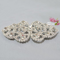 Drilling neckline with neckline for buckle buckle Buffy mink leather big coat button drill buckle clothing DIY accessory material