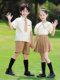 小学生校服幼儿园园服夏装六一合唱表演出服英伦风毕业照班服套装