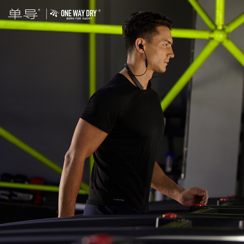 Single-guide Dynamic Summer New Spurs 3 0 bacteriostatic tech short sleeve t-shirt speed dry sports fitness running jersey