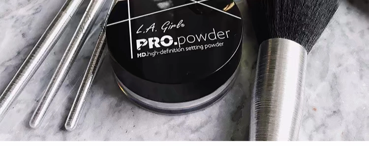 Sydney Beauty Hoa Kỳ LA girl Los Angeles Girl HD HD Matte Oil Control Finishing Powder Powder Hidden Pore - Quyền lực
