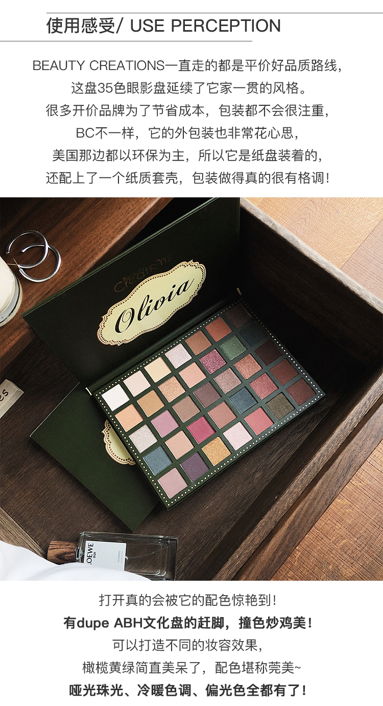 Sydney Beauty Beauty Beauty Creations 35 Color Warm Seven Eyeshadow Palette - Bóng mắt bảng mắt mac