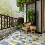 Античный кирпичный кирпич Американская ретро ванная комната против стекла плитки плитка плитка балкон балкон кухонная плитка 300x300 цветочный кирпич