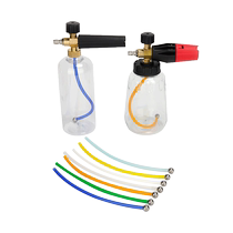 Car washing machine special PA pot foam rainbow gravity ball suction tube DIY gravity ball transparent foam watering can accessories