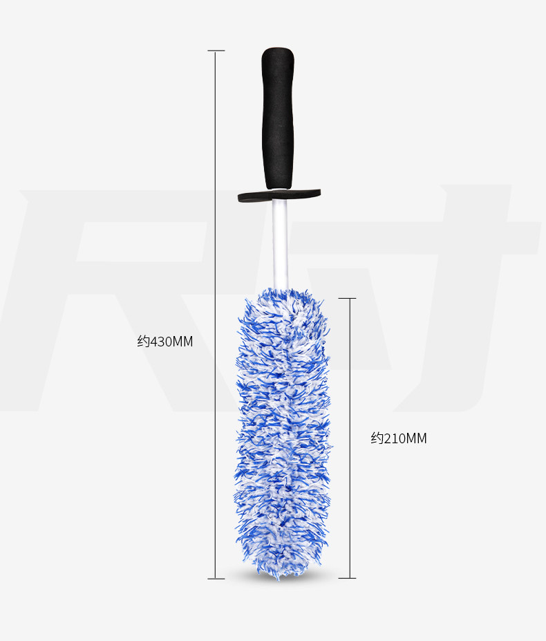Car Beauty Fine Wash Car Wash Microfiber Does Not Damage the Wheel Hub Brush Steel Rim Cleaning Brush Soft Bristle Detail Brush Tool
