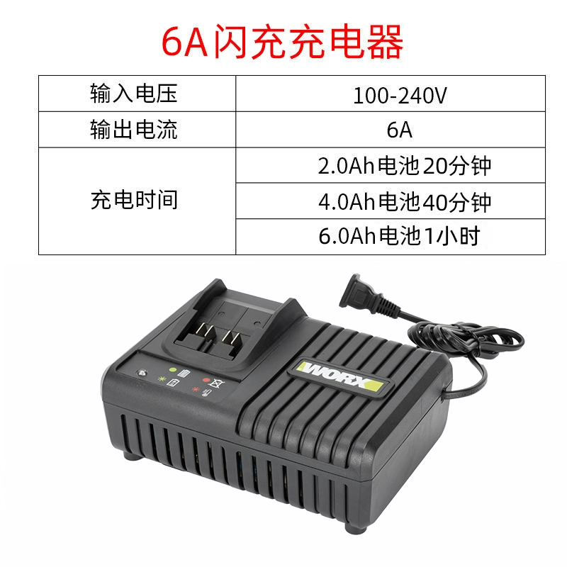 Vickers Green 20 Volt Lithium Sạc Nhanh WA3880 Orange Pin Lithium WA3924 Sạc 20V thảm cao su lót sàn oto 