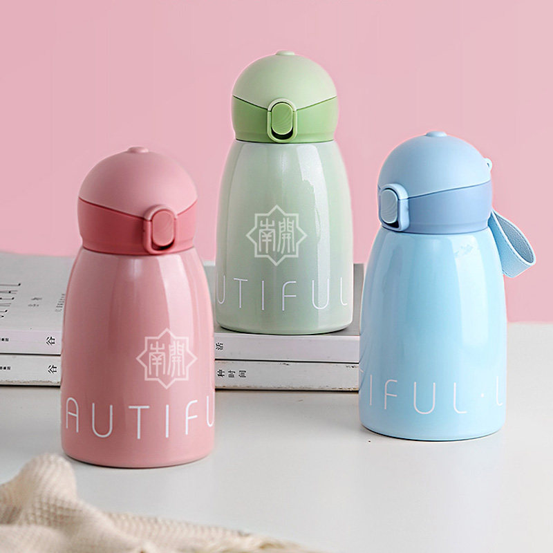 Nankai University Sweetheart Insulated Cups Girls Cute Children Hot Selling Vincreen Products Pink Blue