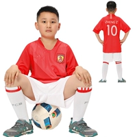 Bộ đồ đồng phục bóng đá tay ngắn trẻ em Quảng Châu Evergrande Trịnh Châu 8 Paulinho 9 Đồng phục bóng đá nam Taliska - Bóng đá 	tất bóng đá cho trẻ em	