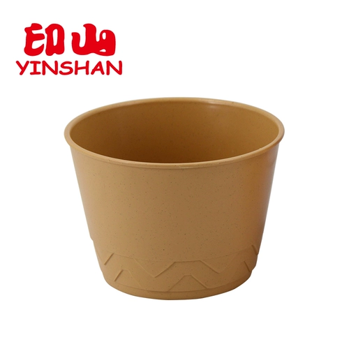 印山 Печать пластиковых цветочных горшков мини -имитация керамика горшка из свинины мясо зеленое укроп садоводство в помещении и на открытом воздухе