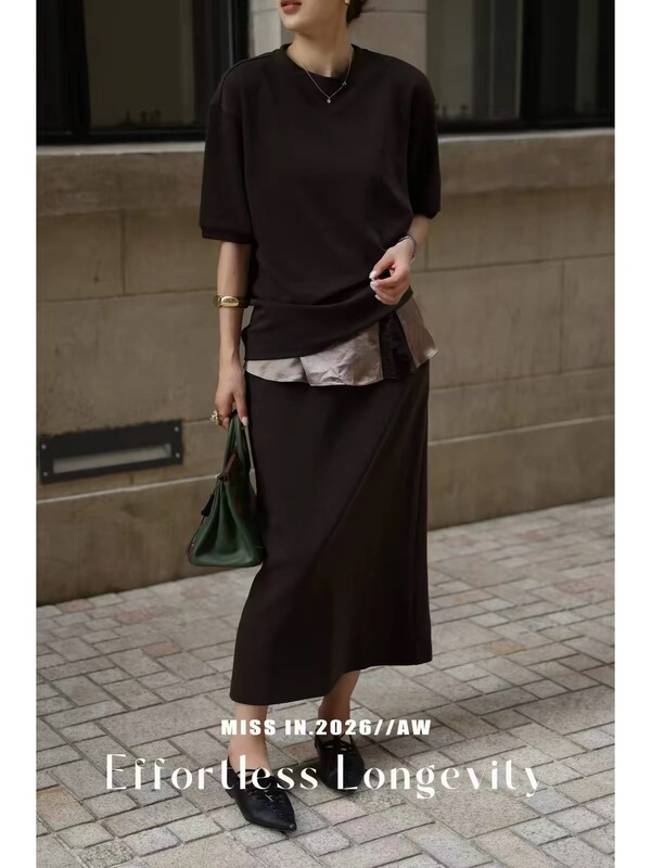 26966 Wei Jia. New Three-Piece Set, Not Machine Washable, S Waist Size 68, Inner Wear Without Elasticity, Top Length 52, Pants Length 85