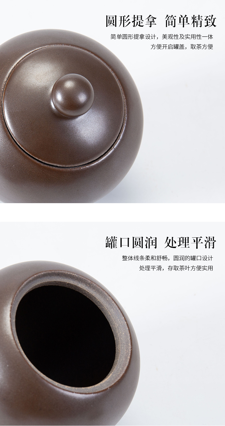 Travel ronkin ceramic tea pot portable small POTS of household elder brother up storage tanks seal store content box