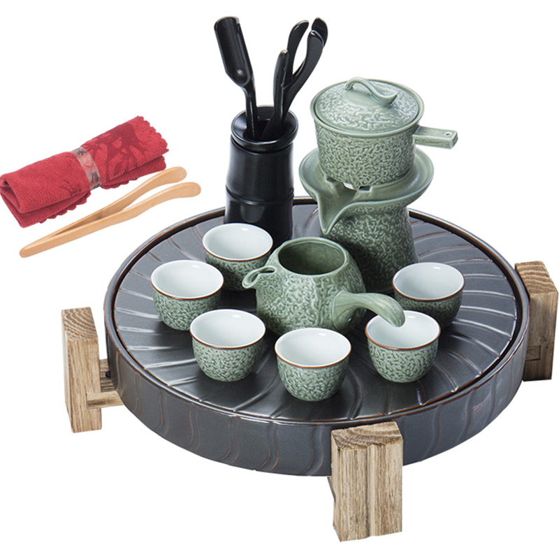 Ronkin ceramic tea tray was home lazy people ultimately responds tea tea sets creative kunfu tea of a complete set of automatic teapot