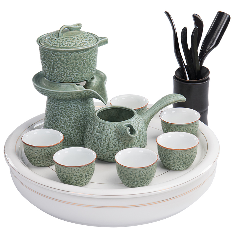 Ronkin kung fu tea sets water type ceramic tea tray was lazy stone mill teapot household simple dry terms tray