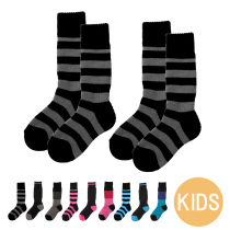 Japan VAXPOT thickened children's men's and women's ski socks high-barrel mountaineering cold-proof warm breathable sports socks 2 pairs