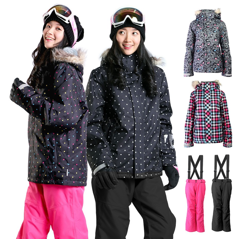 Limited Japan VAXPOT ski suit with women's double board warm windproof and waterproof thickened breathable ski suit