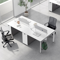 San Ausunon Vix Brief Modern Staff Desk Screen 246 Station Computer Table And Chairs Combined Table
