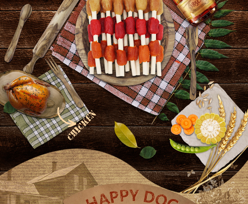 Smartbones dog mol mol đa hương vị xiên kẹo cao su snack con chó con quà tặng lớn túi chống cắn xương 12 - Đồ ăn vặt cho chó thức ăn cho chó pedigree