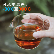 Guzitang Jane series heat-resistant glass Road cup thick tea divider transparent simple male Cup Tea Sea kung fu tea set