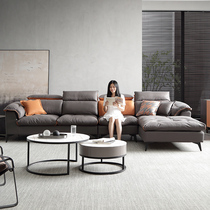 Nordic Buyi sofa Living room Small family Type modern minimalist 2021 New Italian style free washout tech cloth sofa