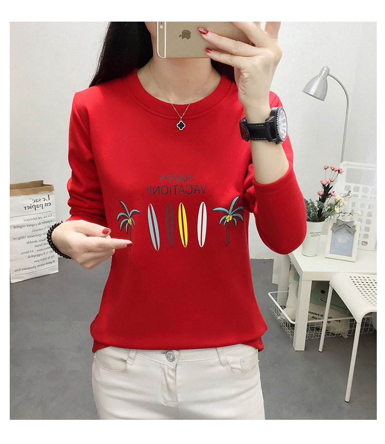 Có thể mặc bên ngoài cộng với phân bón XL phụ nữ đồ lót nhiệt cộng với áo nhung dày, rộng, béo mm200 kg mùa đông áo giữ nhiệt nữ