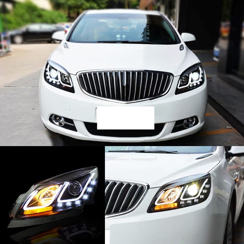 For Buick Excelle Verano Gt 2010 2014 Hid Led Drl U Style