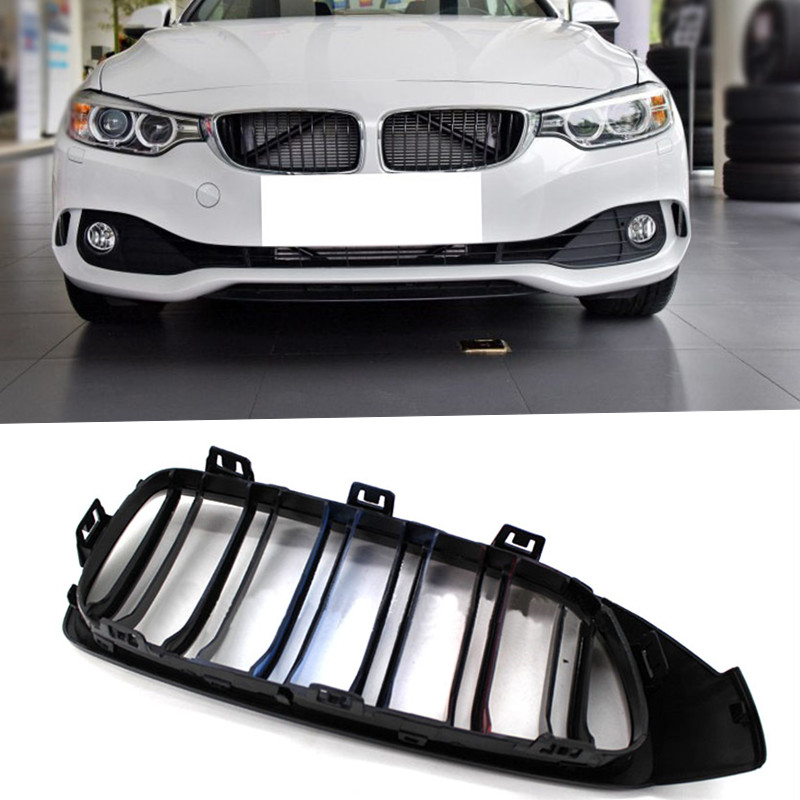 i-Shop 2014-2016 4-Series F32 F33 F36 Gloss Black Front Hood Kidney Grille Grill Pair