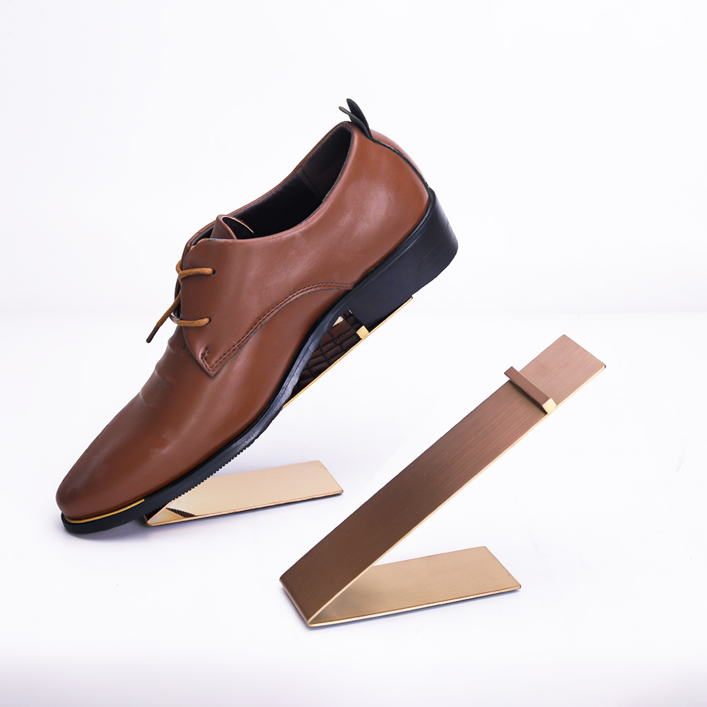 Shoe display rack Shoe rack clothing store Shoe support Shoe support men's and women's shoe store window display display stainless steel shoe bracket