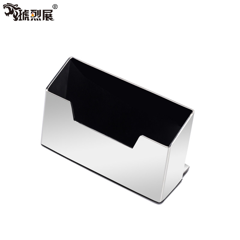 Business Card Block Men's Women's Business Card Seat Desk Fittings with Large Capacity Creative Card Box