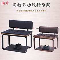 Hotel multi-purpose luggage rack room rack simple luggage cabinet luxury luggage rack clothes hat shoes storage rack