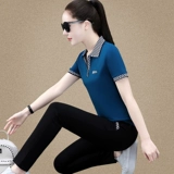 Модный спортивный костюм, тонкий хлопковый комплект для отдыха, короткий рукав, городской стиль, свободный крой, для бега