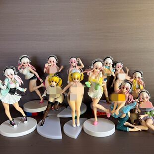 Фигурка Guangu Super Sonico ручной работы, двухмерная сценка, варианты окраса (12,5×7×14,5 см)