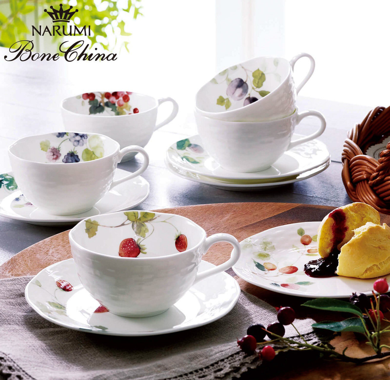 Spot NARUMI Lucys garden Coffee Cup Disc Black Tea Cup 5 Only Moving Gifts