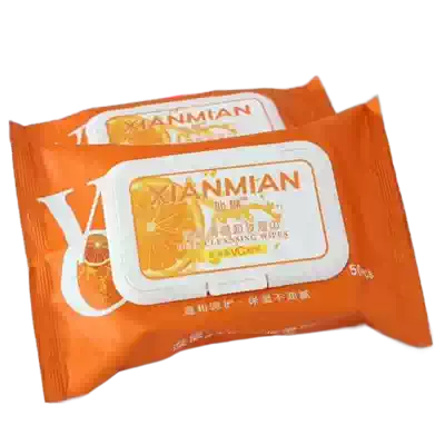 Explosive 4 packs) box of 50 vc essence wipes Deep cleansing moisturizing moisturizing gentle removable lazy makeup remover paper towels