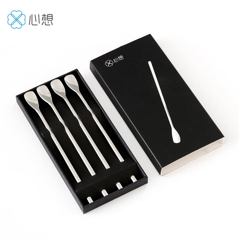 I want to stir bar 304 stainless steel hot and cold coffee stirring spoon stirring bar 4 packs