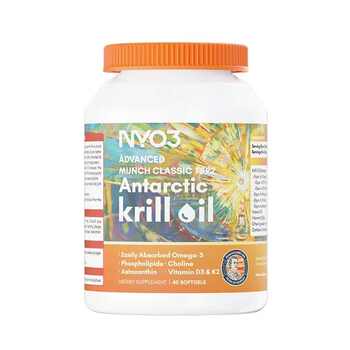 【自营】NYO3挪威蒙克磷虾油软胶囊鱼油升级omega-3低密度中老年实付134.5元到手包邮 【自营】NYO3挪威蒙克磷虾油软胶囊鱼油升级omega-3低密度中老年实付134.5元到手包邮