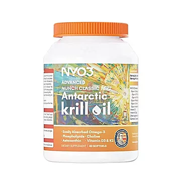 拍3件【自营】NYO3挪威蒙克二代磷虾油40粒