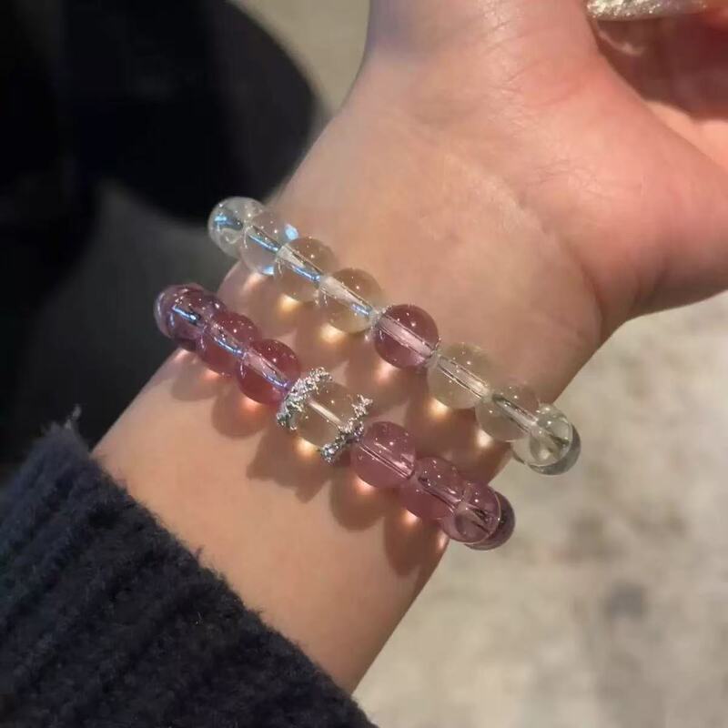 【Jin Sheng Sheng Premium Selection】Light Luxury Cat's Eye Crystal Moonstone Bracelet for Women, Simple Crystal Bracelet Design Pendant