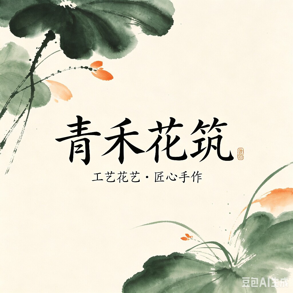 青禾花筑的LOGO