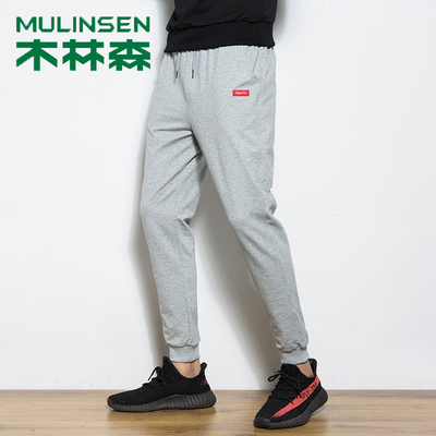 木林森秋季卫裤运动裤子冬装棉裤